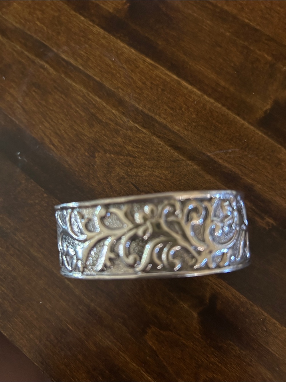 Silpada Silver Floral Vine Cuff Bracelet